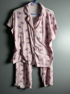 Max Studio Sleepwear 2Pc Summer Pajama Set Womens Sz L